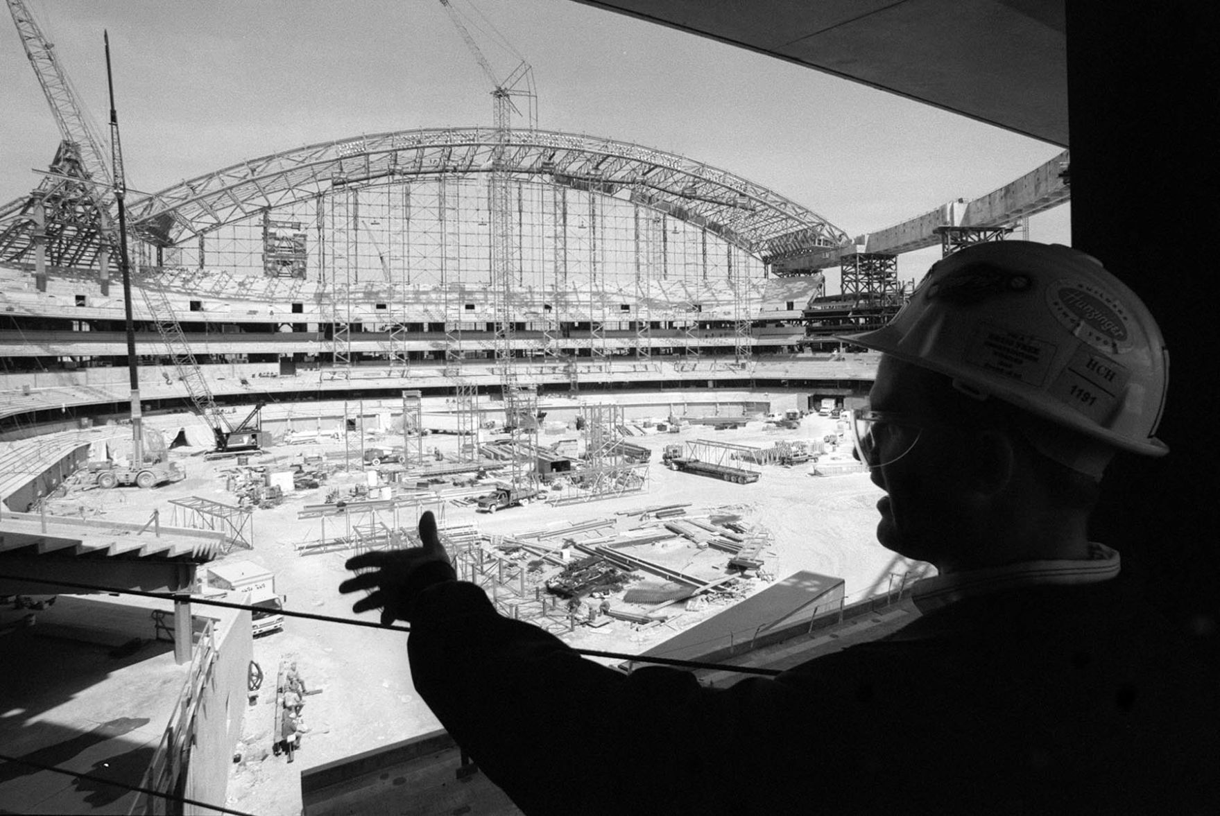Miller Park work in progress
